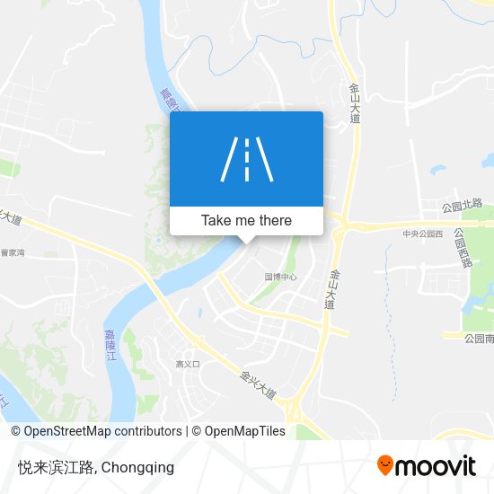 悦来滨江路 map