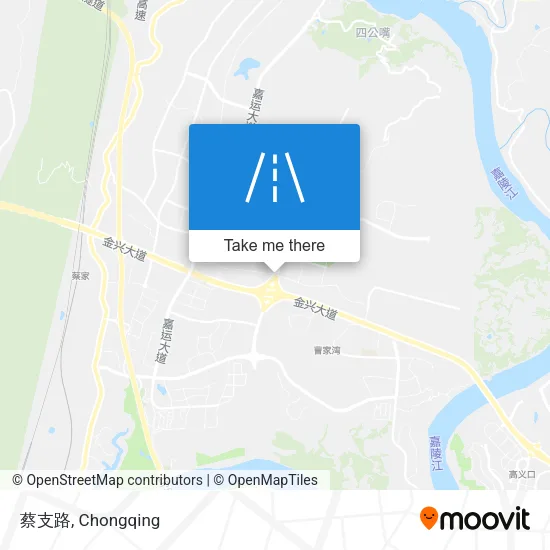 蔡支路 map