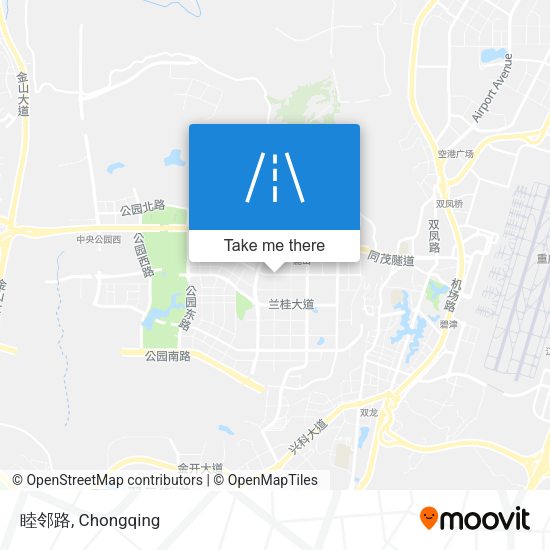 睦邻路 map