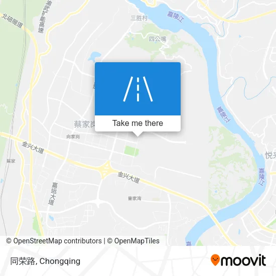 同荣路 map