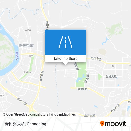 青冈溪大桥 map