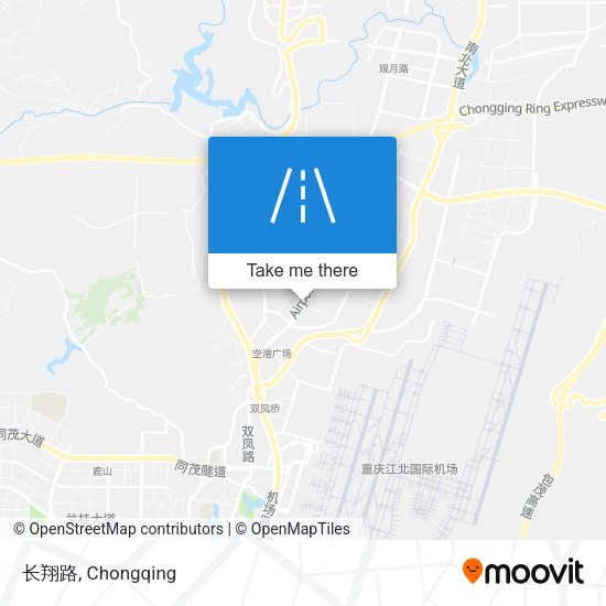 长翔路 map