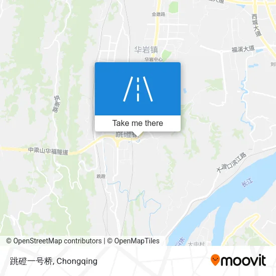 跳磴一号桥 map
