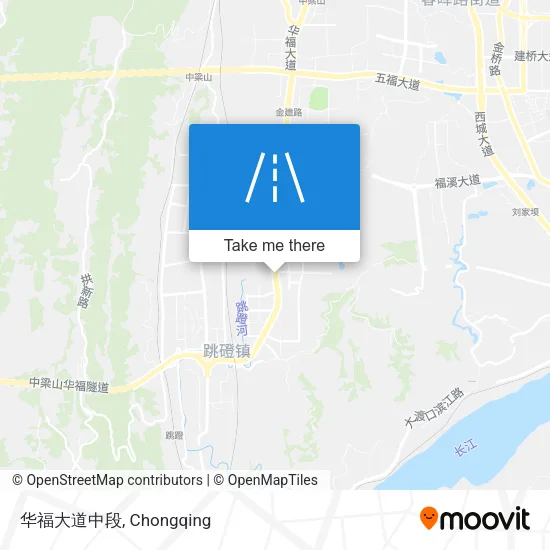 华福大道中段 map