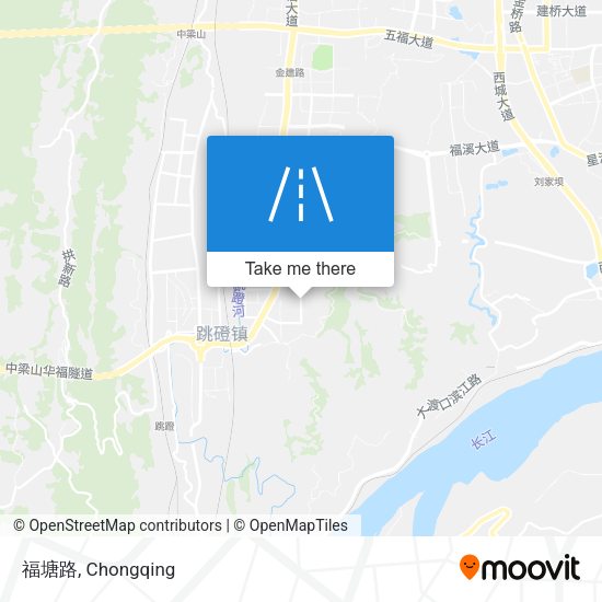 福塘路 map