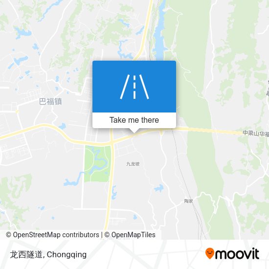龙西隧道 map