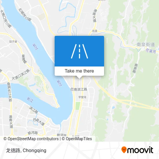 龙德路 map