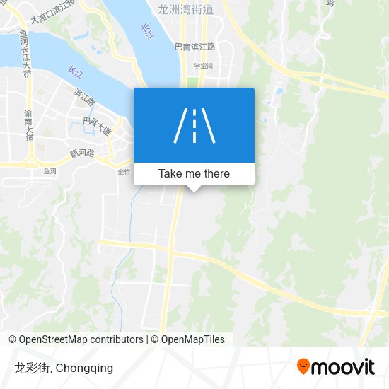 龙彩街 map