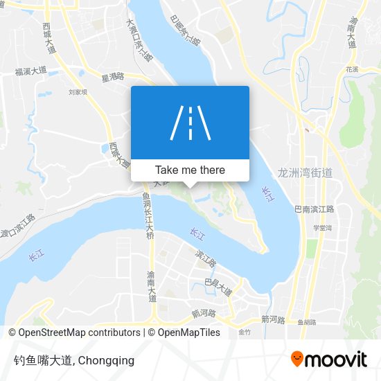 钓鱼嘴大道 map