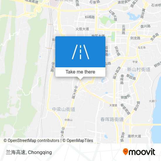 兰海高速 map