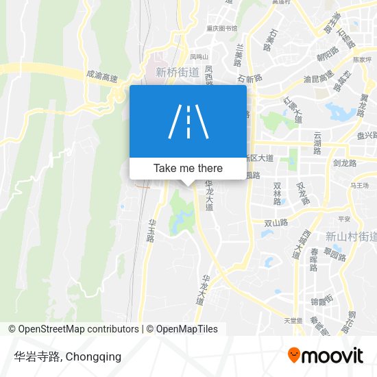 华岩寺路 map