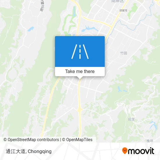 通江大道 map