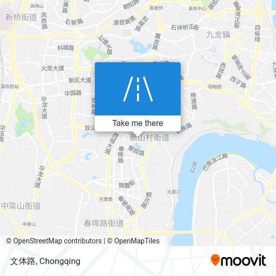 文体路 map