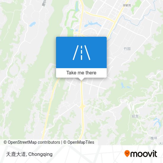 天鹿大道 map