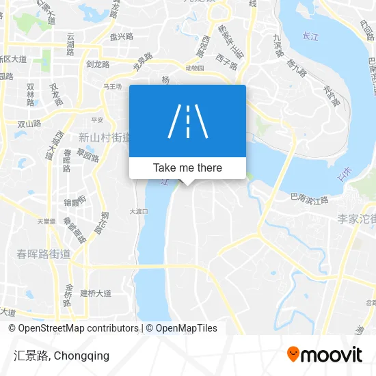 汇景路 map