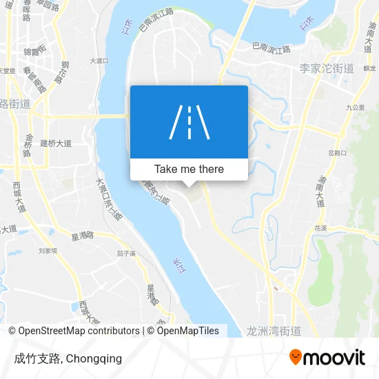 成竹支路 map