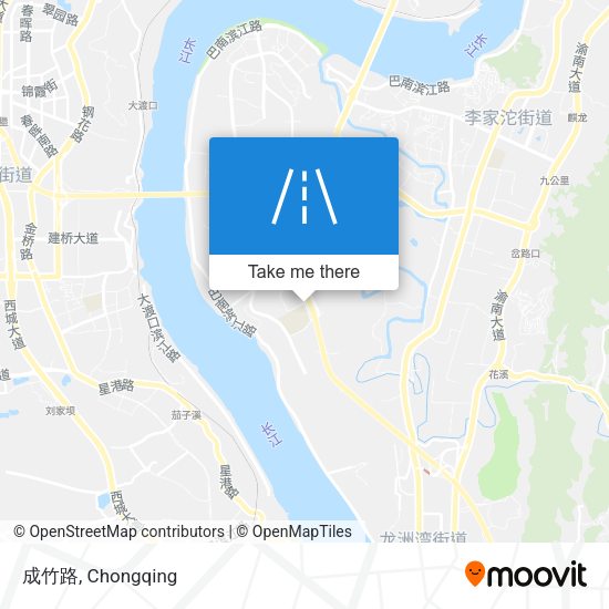 成竹路 map