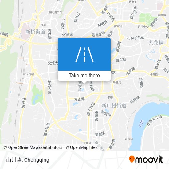 山川路 map