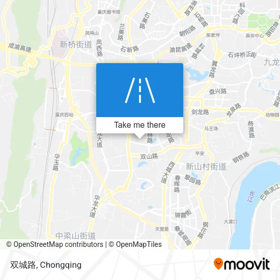 双城路 map