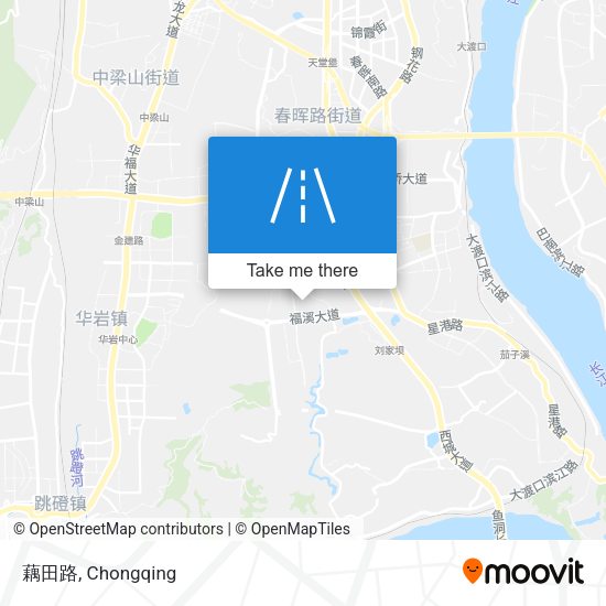 藕田路 map