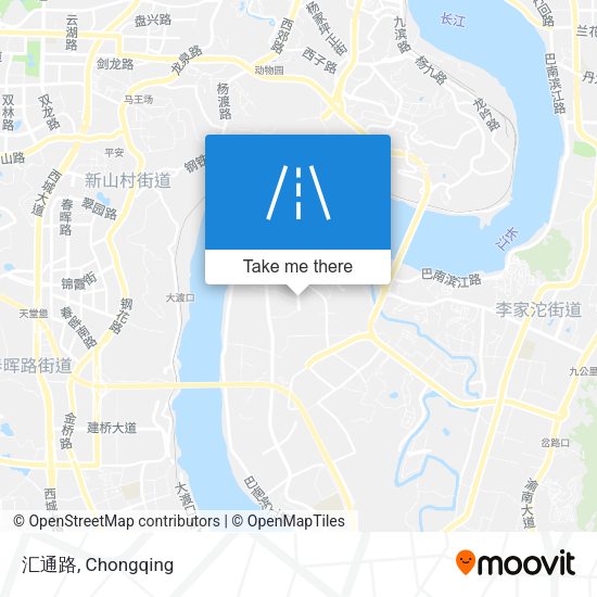 汇通路 map
