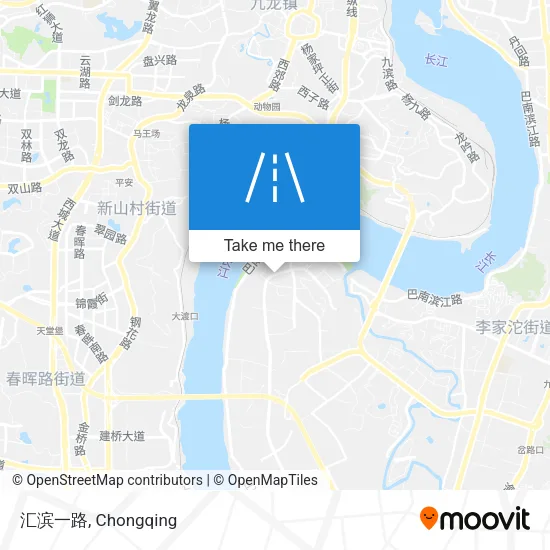 汇滨一路 map