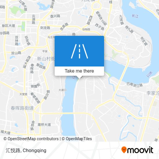 汇悦路 map