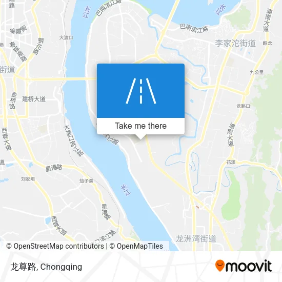 龙尊路 map