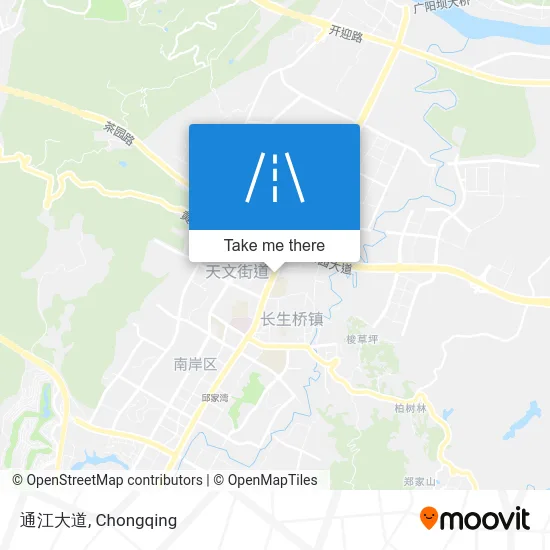 通江大道 map
