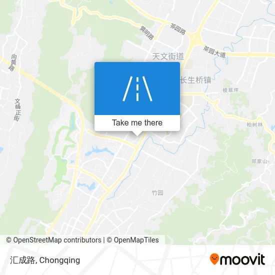 汇成路 map