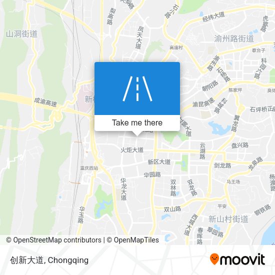 创新大道 map