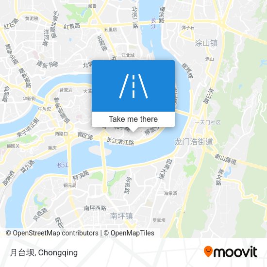 月台坝 map
