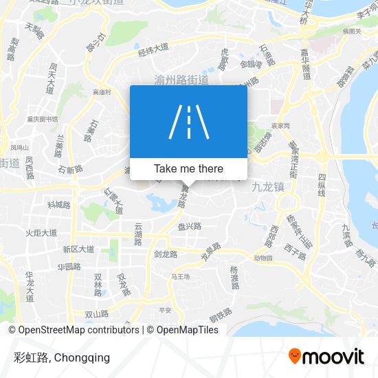 彩虹路 map