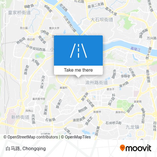白马路 map