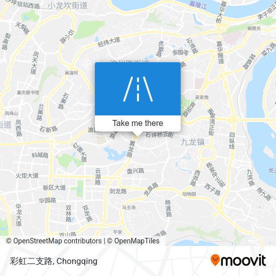 彩虹二支路 map