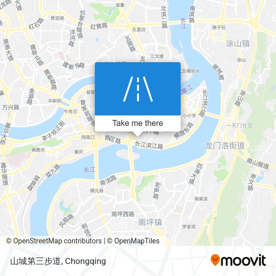 山城第三步道 map