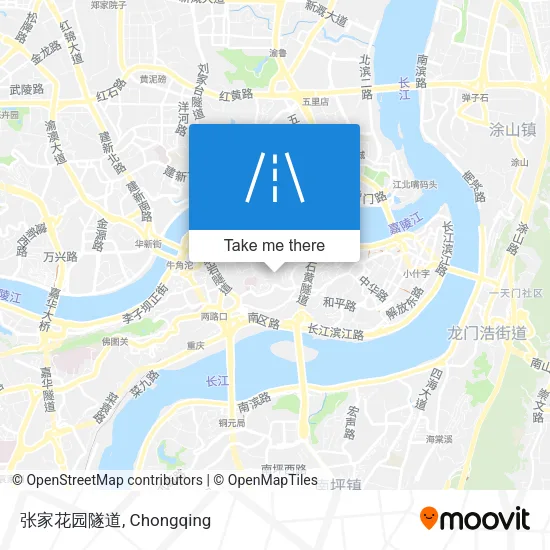 张家花园隧道 map