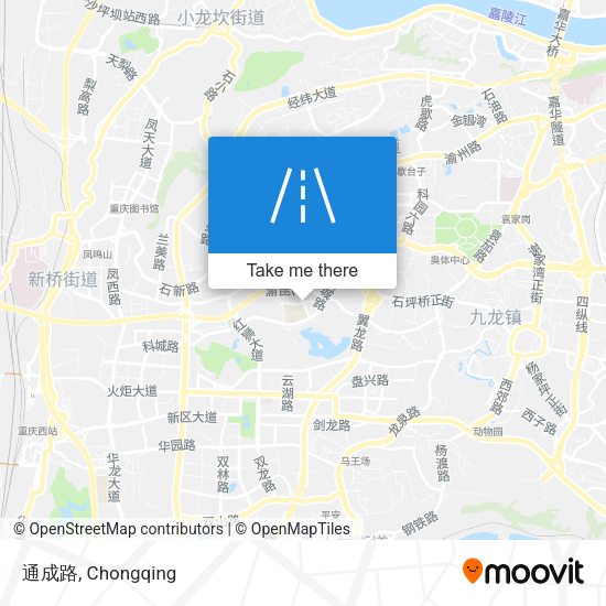 通成路 map
