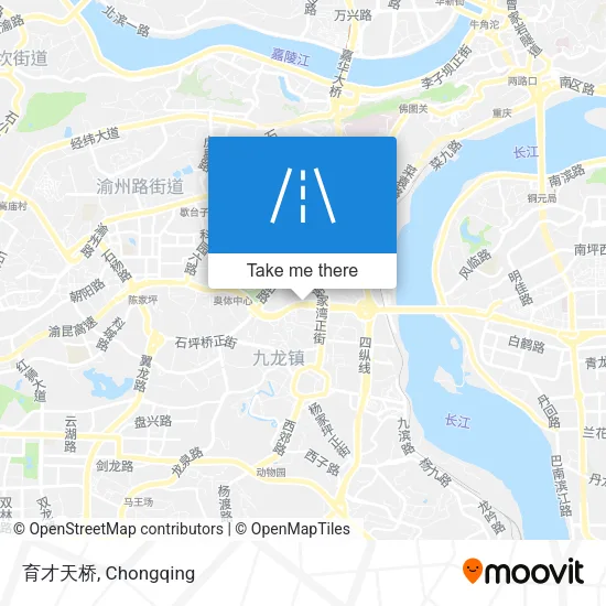 育才天桥 map