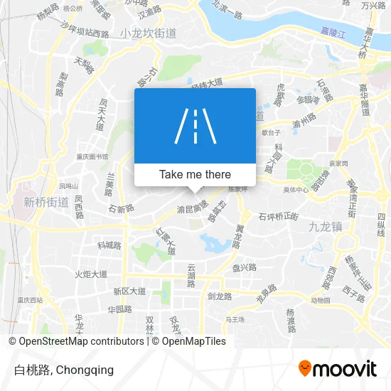白桃路 map