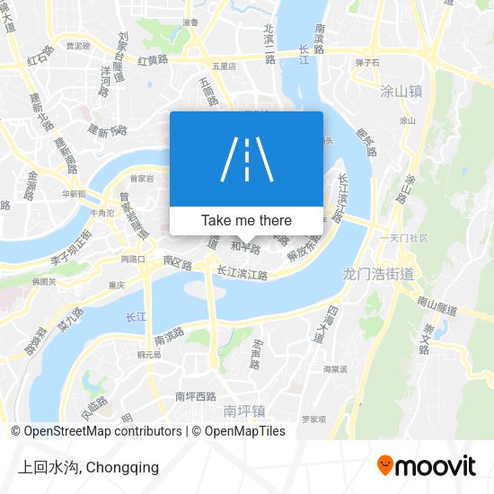 上回水沟 map