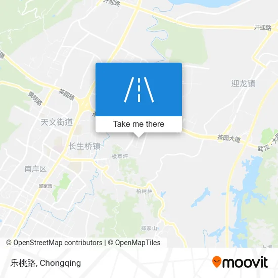 乐桃路 map