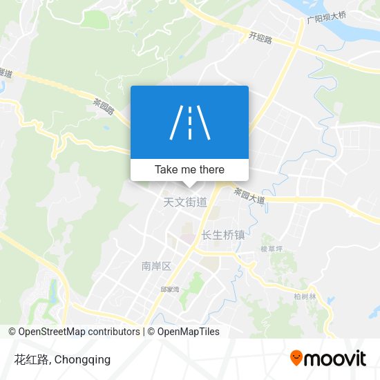 花红路 map