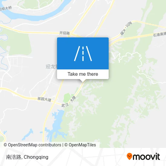 南涪路 map