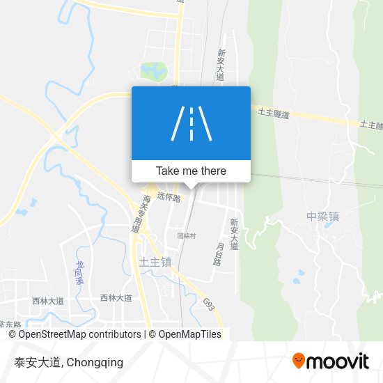 泰安大道 map