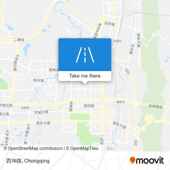 西坤路 map
