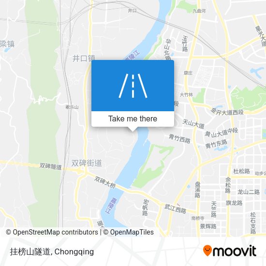 挂榜山隧道 map