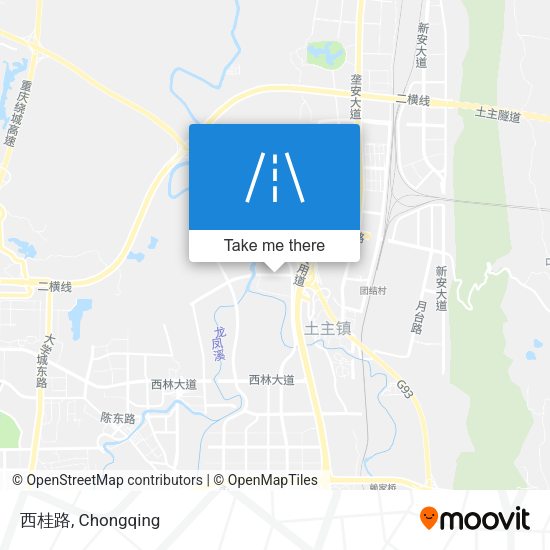 西桂路 map