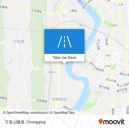 万基山隧道 map