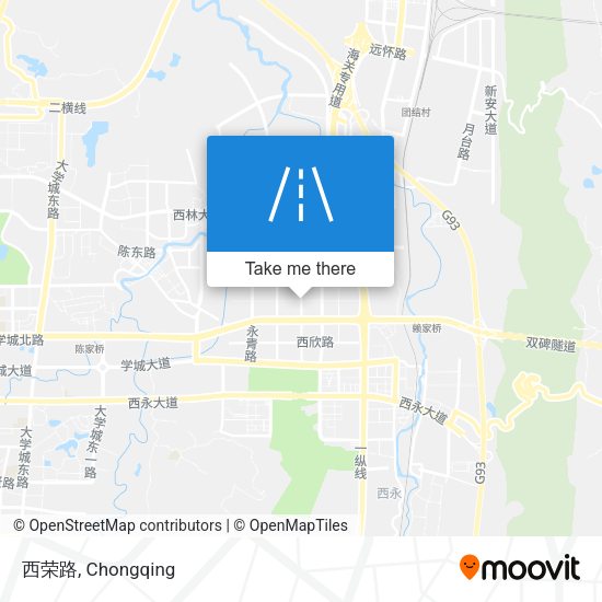 西荣路 map